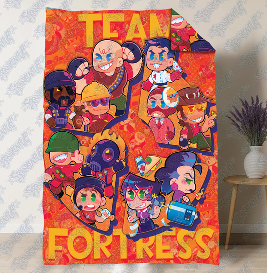 Team Fortress 2 Throw blankets