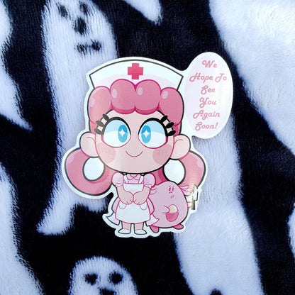 Nurse Joy Vinyl Sticker