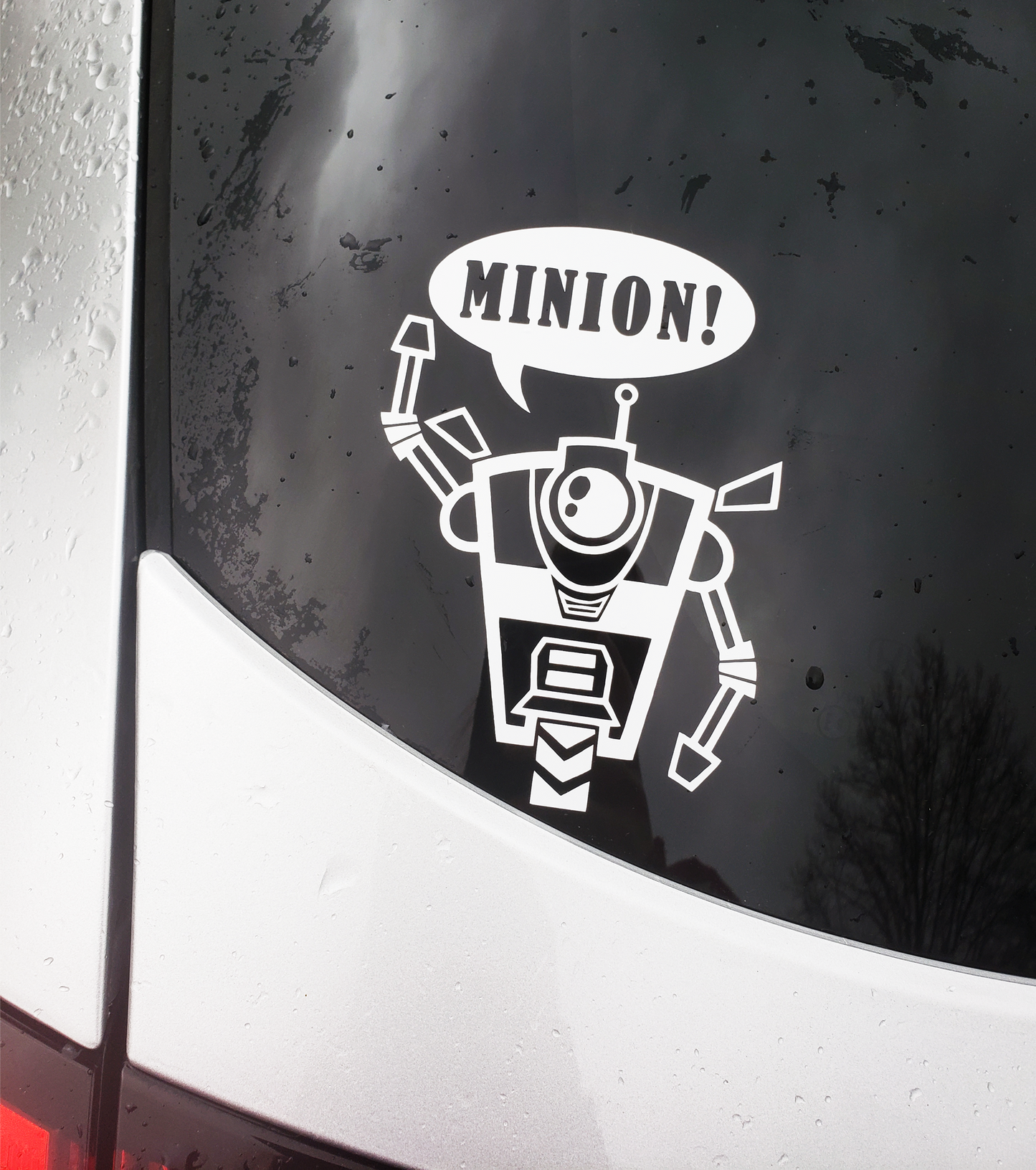 Claptrap Vinyl Decal 'MINION!'