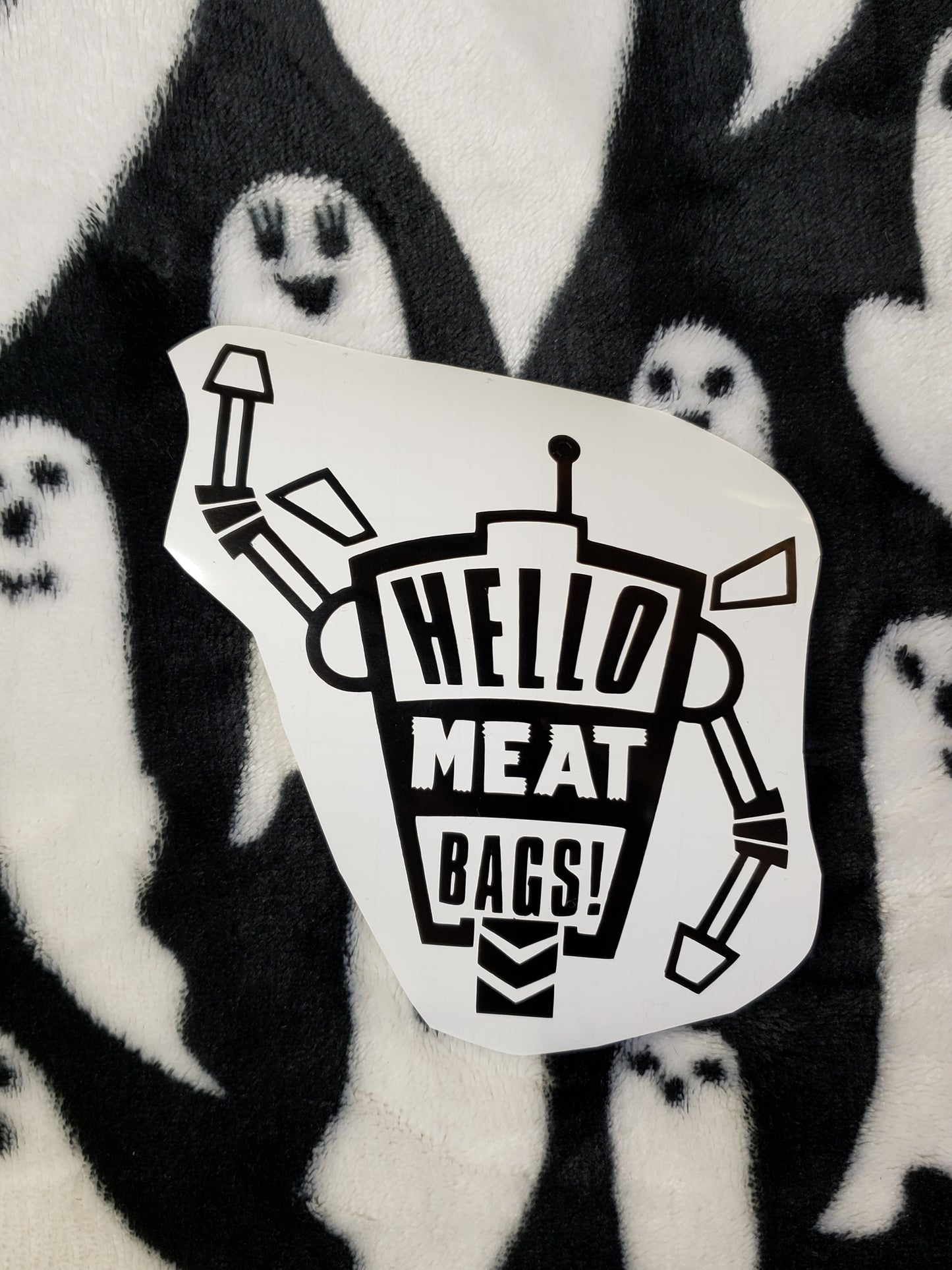 Claptrap Vinyl Decal 'Meatbag'
