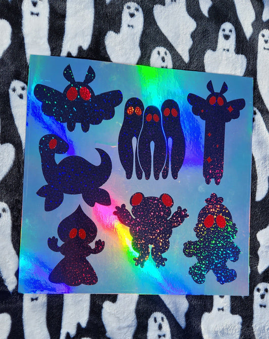 Cute Cryptid Vinyl Decals