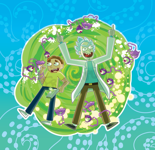 Rick and Morty Vinyl Sticker