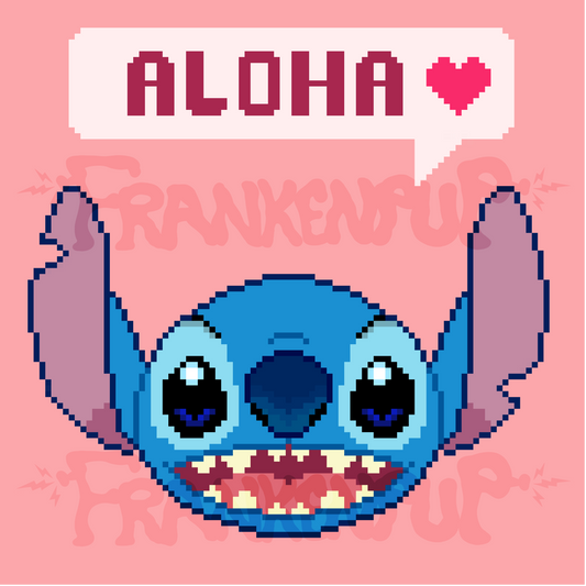 Stitch Pixel Print